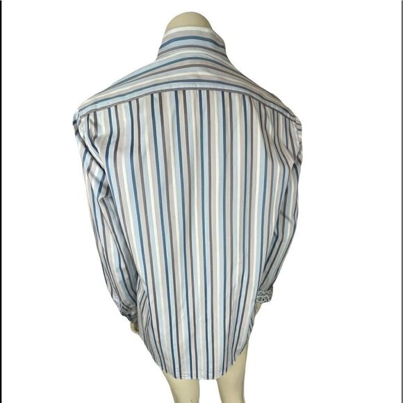 Ted Baker L/S Striped Casual Dress Shirt, Like New Condition, Size 5 - Picture 4 of 8